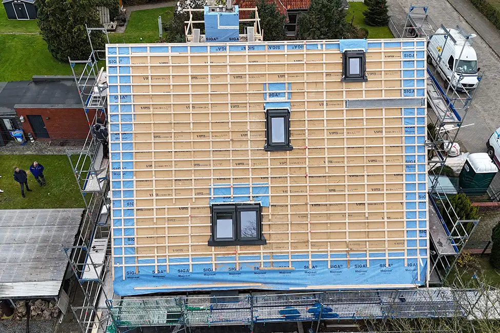 Dachsanierung eines Einfamilienhauses