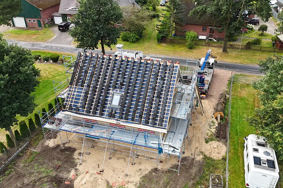 Dachsanierung eines Satteldachs