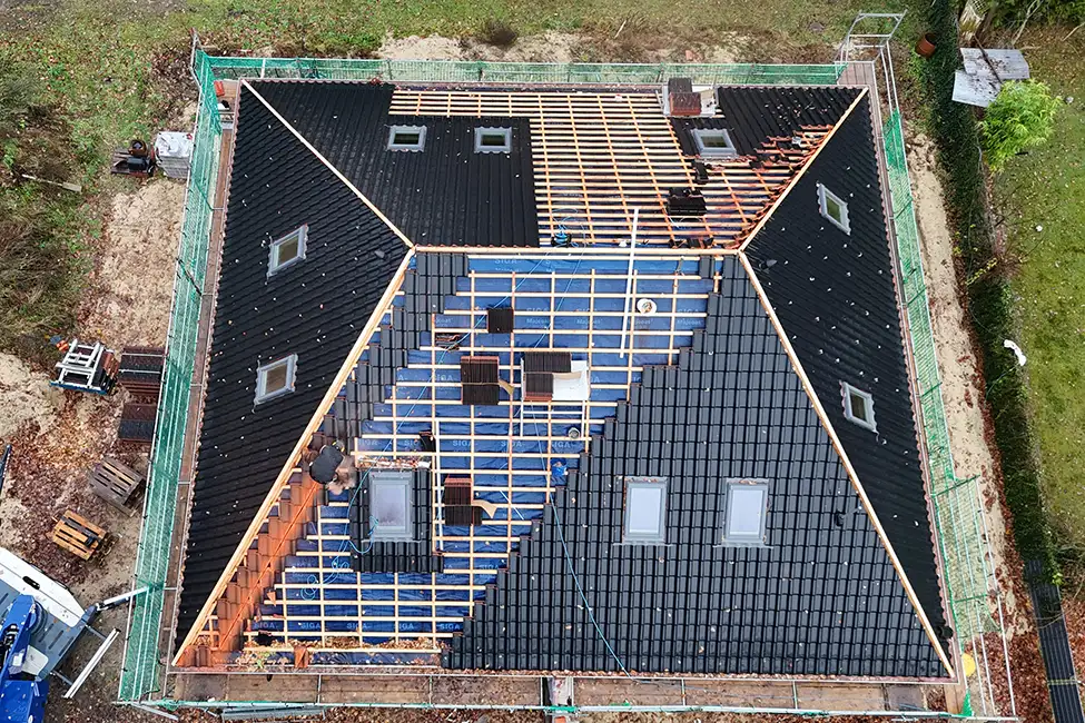 Dachumbau am Einfamilienhaus